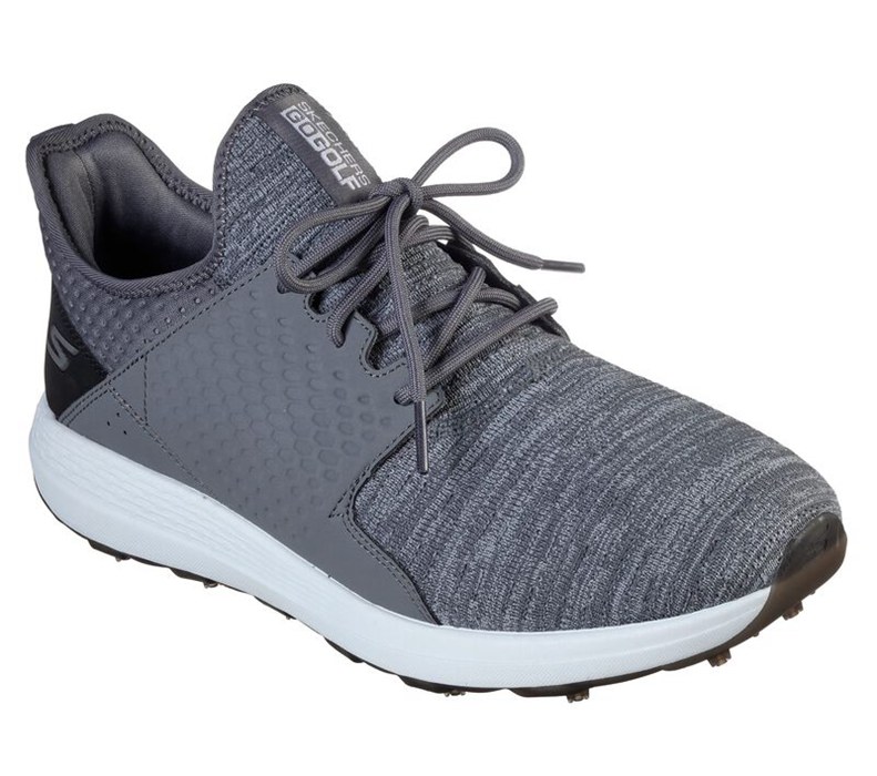 Skechers Herr Mörk Grå Sneakers - Go Golf Max - Rover - Sverige (JZGRI-0591)